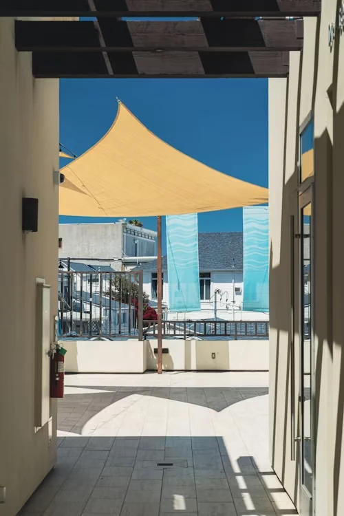 Smart Shading outdoor steel structures installation